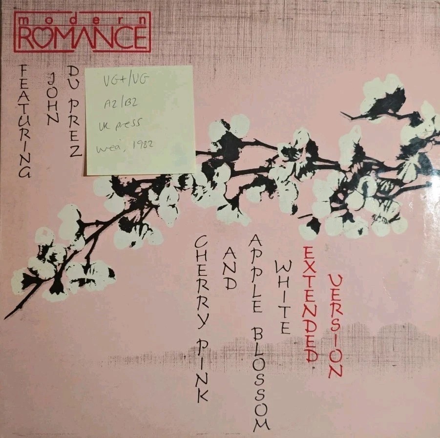 Modern Romance Cherry Pink And Apple Blossom White Vinyl Record VG+/VG K19245T sleeve Modern Romance Cherry Pink And Apple Blossom White Vinyl Record VG+/VG K19245T sleeve