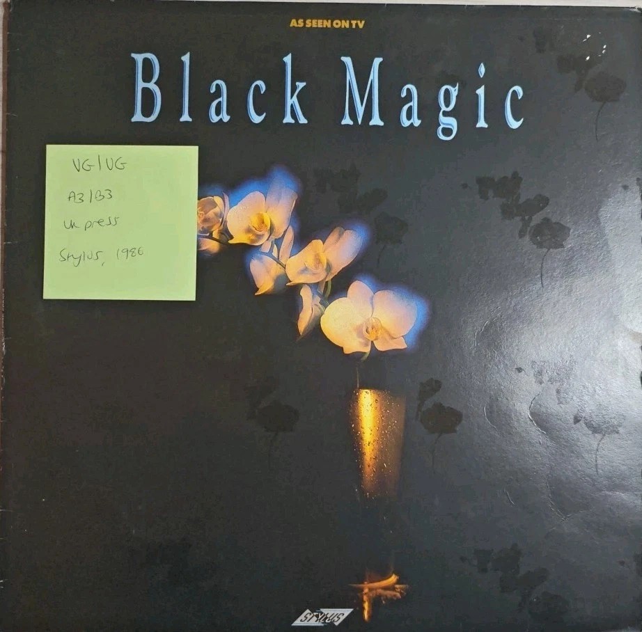 Various Artists Black Magic Vinyl Record LP VG/VG SMR 619 1986 sleeve Various Artists Black Magic Vinyl Record LP VG/VG SMR 619 1986 sleeve