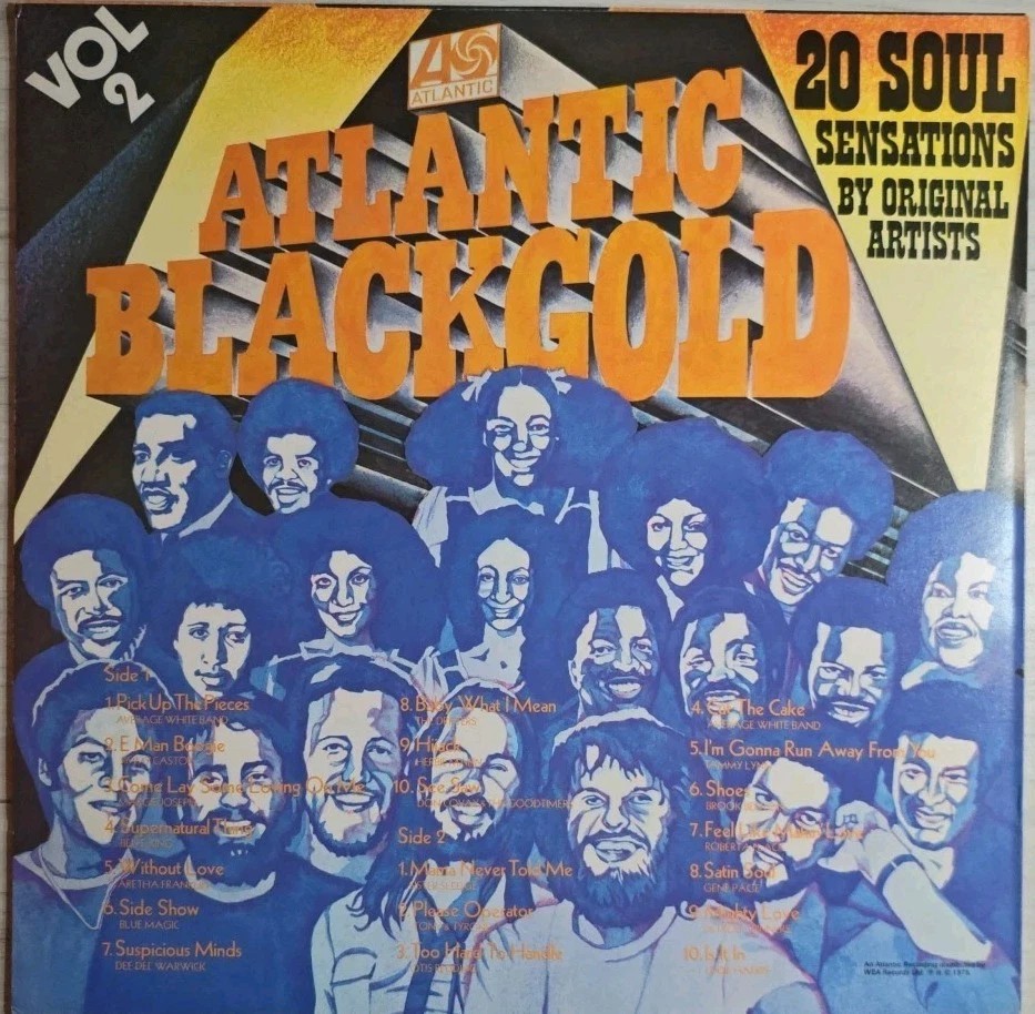 Various Atlantic Black Gold Volume II Vinyl Record LP VG+/EX K50164 1975 sleeve Various Atlantic Black Gold Volume II Vinyl Record LP VG+/EX K50164 1975 sleeve