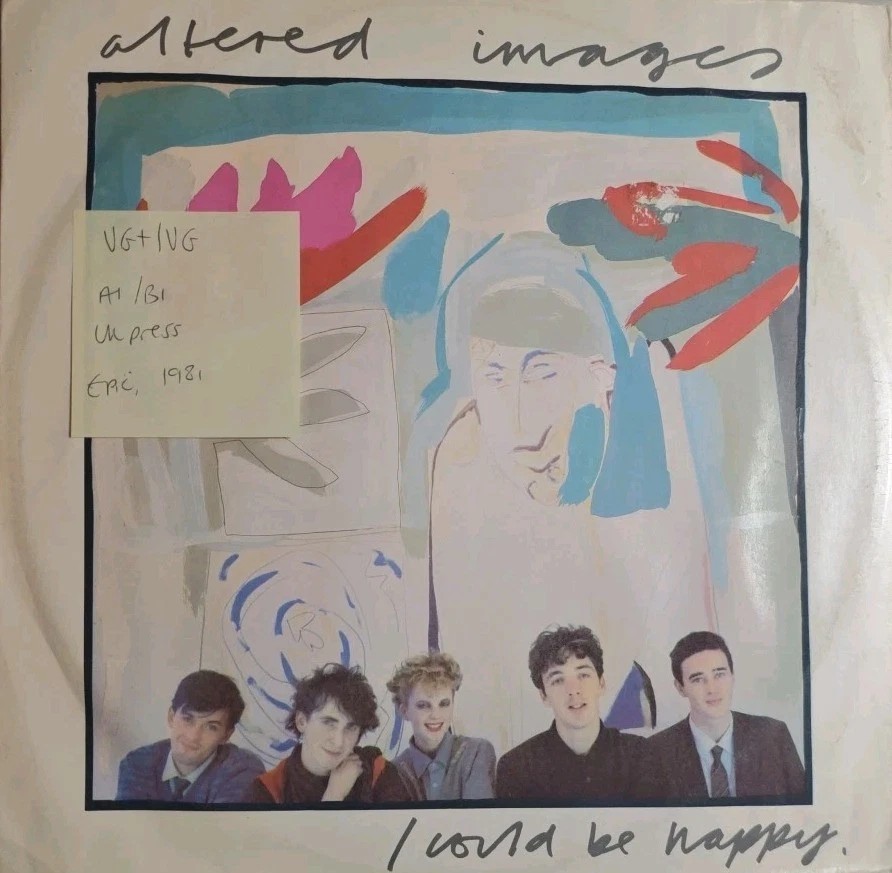 Altered Images I Could Be Happy Vinyl Record VG+/VG EPC A1834 1981 sleeve Altered Images I Could Be Happy Vinyl Record VG+/VG EPC A1834 1981 sleeve
