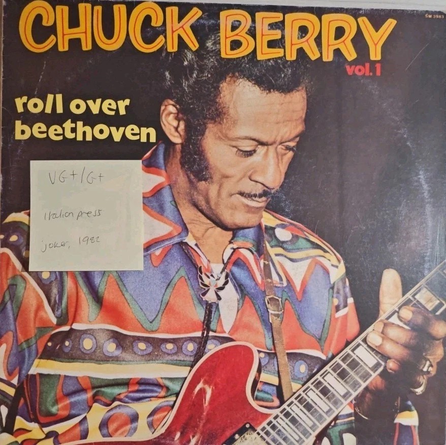 Chuck Berry Vol. 1 Roll Over Beethoven Vinyl Record LP VG+/VG+ SM3983 1982 sleeve Chuck Berry Vol. 1 Roll Over Beethoven Vinyl Record LP VG+/VG+ SM3983 1982 sleeve