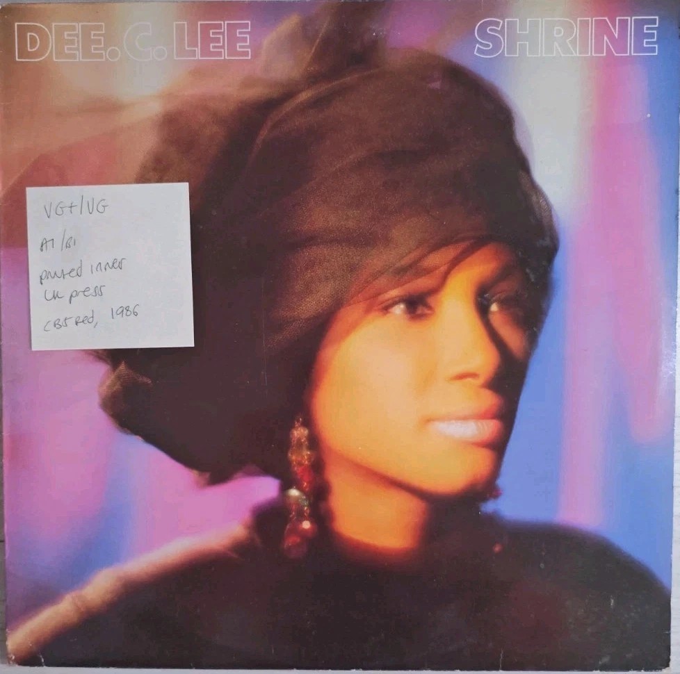 Dee C Lee Shrine Vinyl Record LP VG+/VG CBS 26915 1986 Promo sleeve Dee C Lee Shrine Vinyl Record LP VG+/VG CBS 26915 1986 Promo sleeve