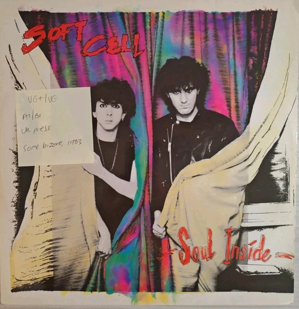 Soft Cell Soul Inside Vinyl Record 12" VG+/VG BZS2012 1983 sleeve Soft Cell Soul Inside Vinyl Record 12" VG+/VG BZS2012 1983 sleeve
