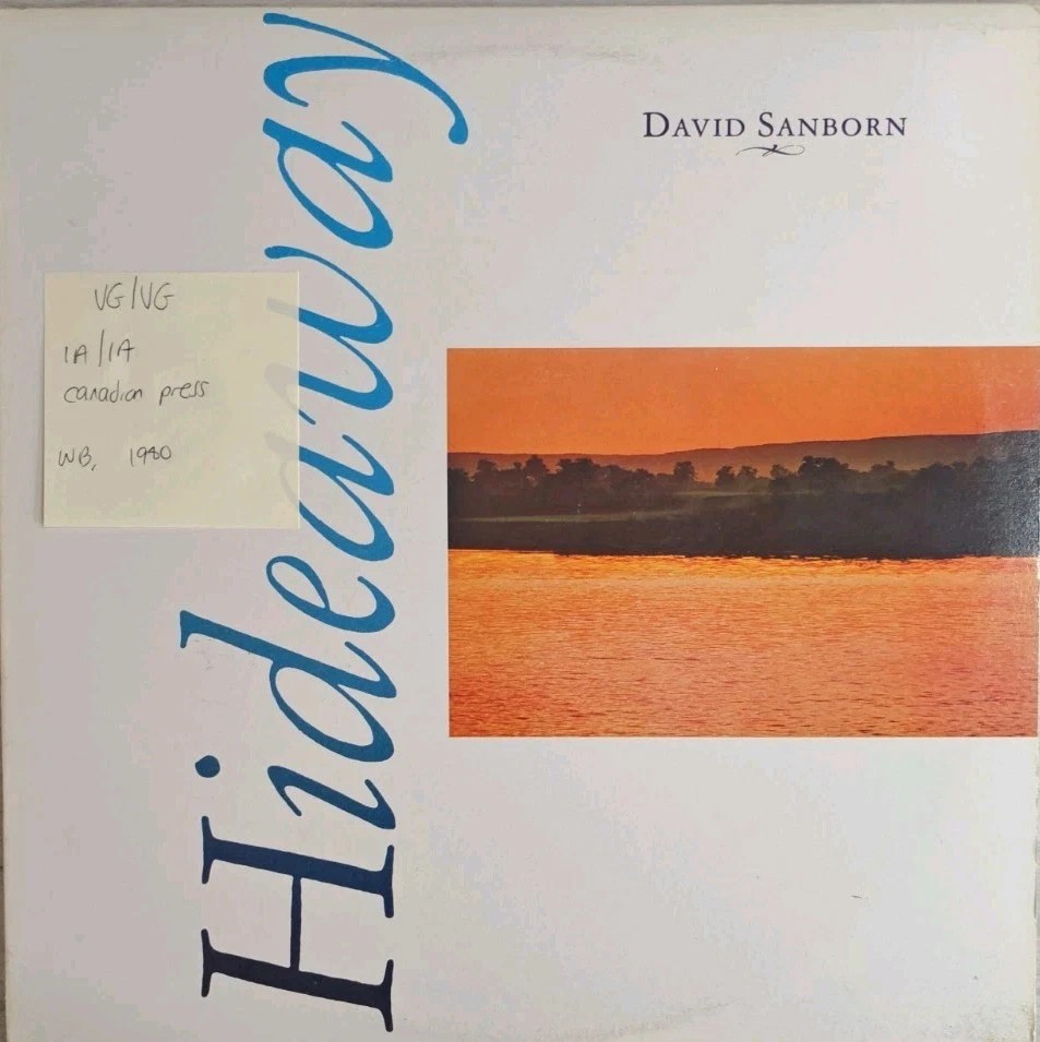 David Sanborn Hideaway Vinyl Record LP VG/VG BSK 3379 1980 sleeve David Sanborn Hideaway Vinyl Record LP VG/VG BSK 3379 1980 sleeve
