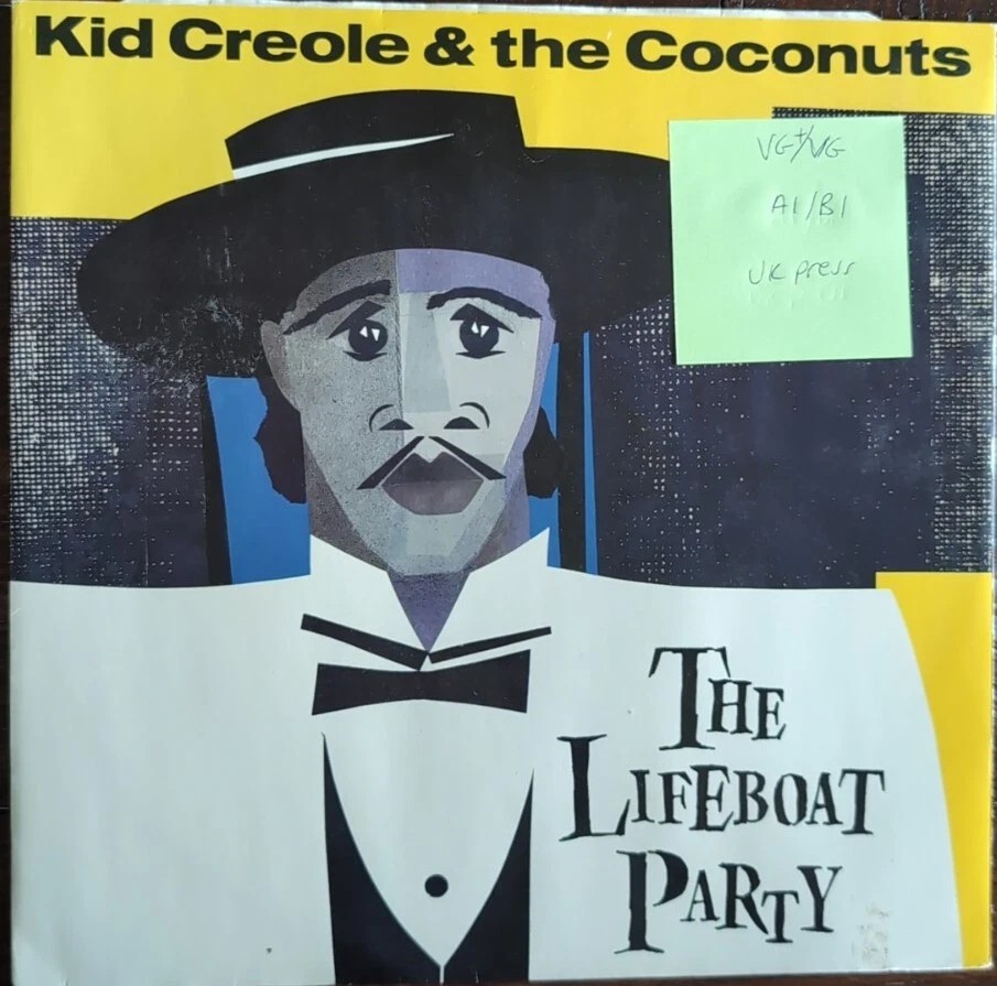 Kid Creole & The Coconuts The Lifeboat Party Vinyl Record VG+/VG 12IS142 1983 sleeve Kid Creole & The Coconuts The Lifeboat Party Vinyl Record VG+/VG 12IS142 1983 sleeve