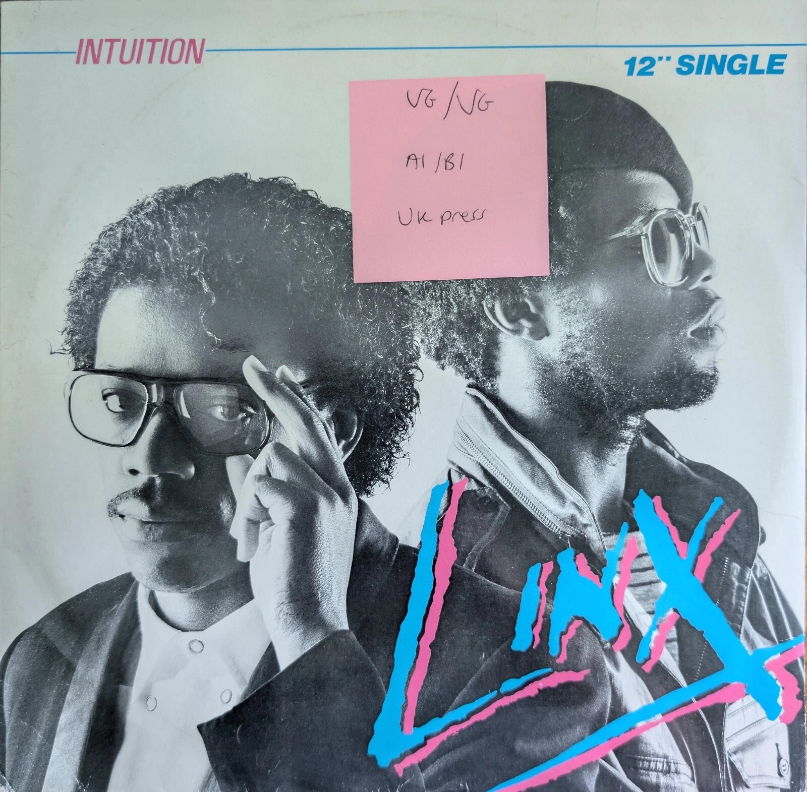 Linx Intuition Vinyl Record VG/VG CHS122500 1981 1st Press sleeve Linx Intuition Vinyl Record VG/VG CHS122500 1981 1st Press sleeve