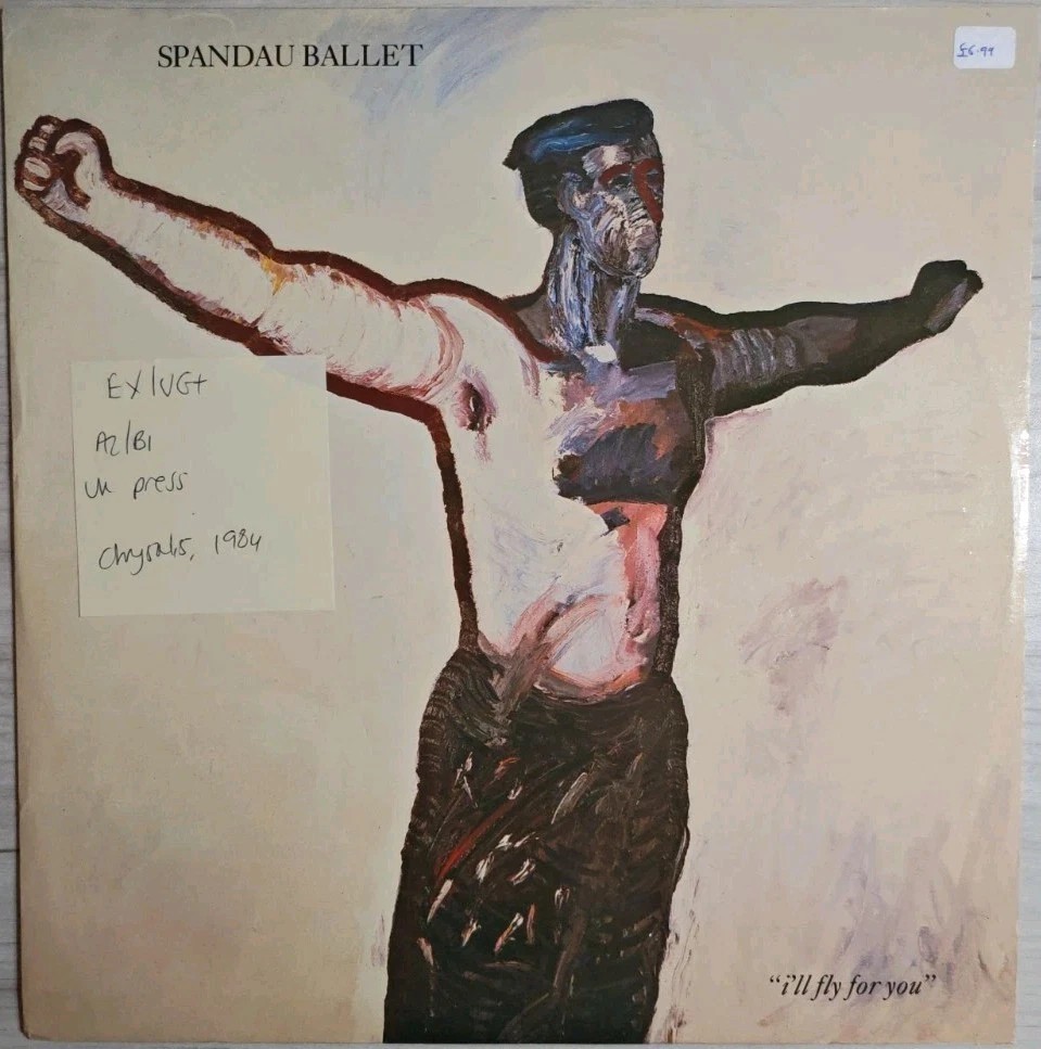Spandau Ballet I'll Fly For You Vinyl Record 12" EX/VG+ SPANX4 1984 sleeve Spandau Ballet I'll Fly For You Vinyl Record 12" EX/VG+ SPANX4 1984 sleeve