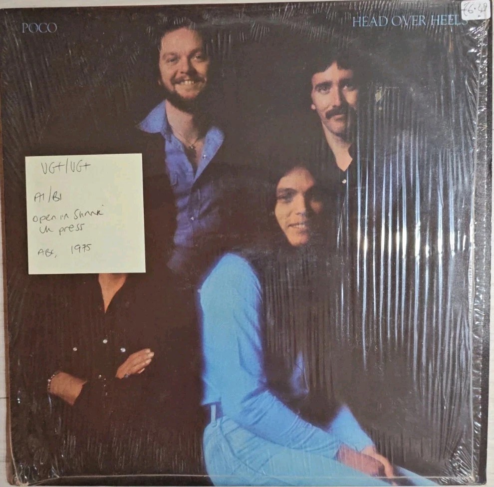 Poco Head Over Heels Vinyl Record LP VG+/VG+ ABCL 5137 1975 sleeve Poco Head Over Heels Vinyl Record LP VG+/VG+ ABCL 5137 1975 sleeve