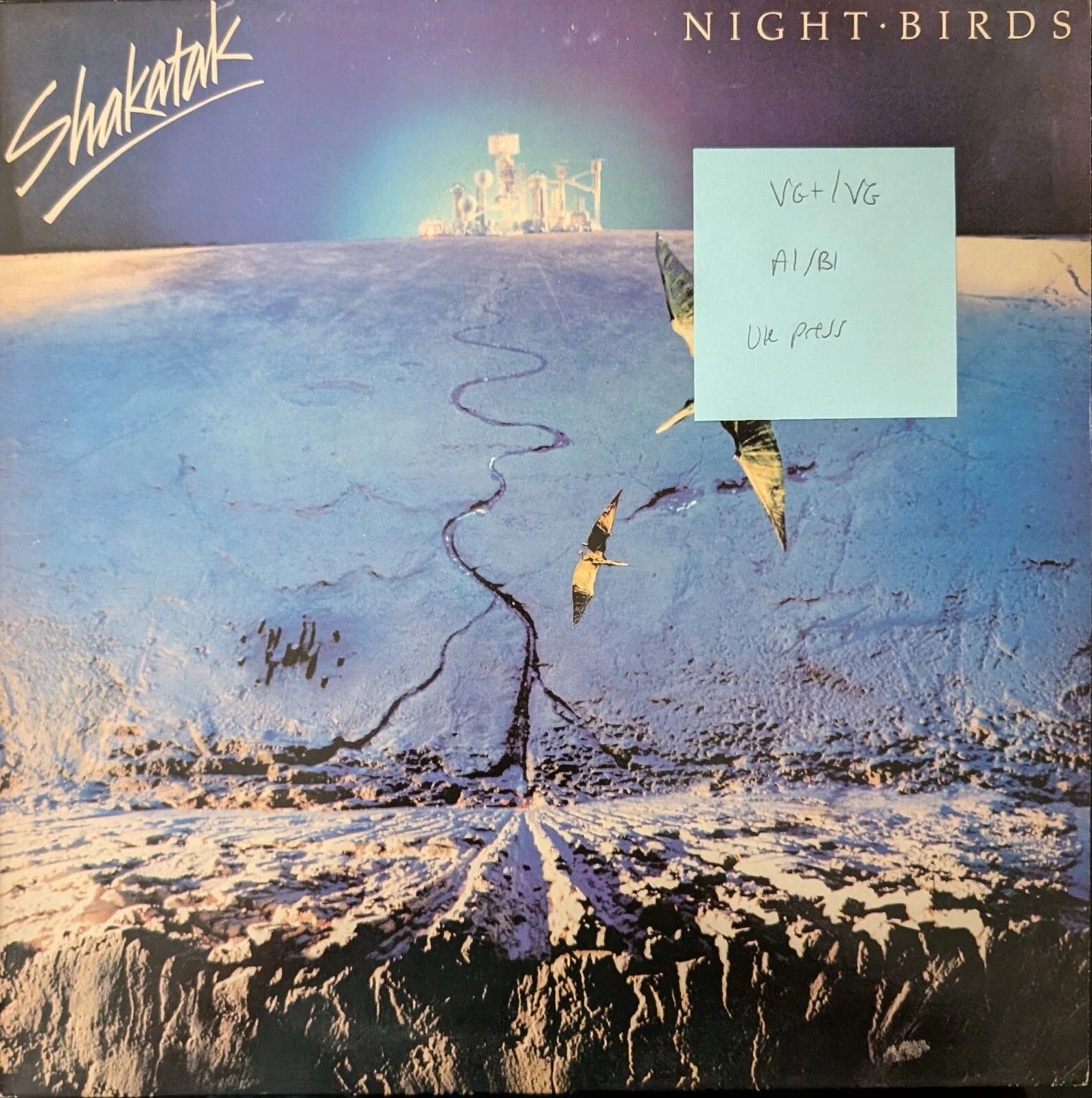 Shakatak Night Birds Vinyl Record VG+/VG POLS 1052 1982 1st Press sleeve Shakatak Night Birds Vinyl Record VG+/VG POLS 1052 1982 1st Press sleeve