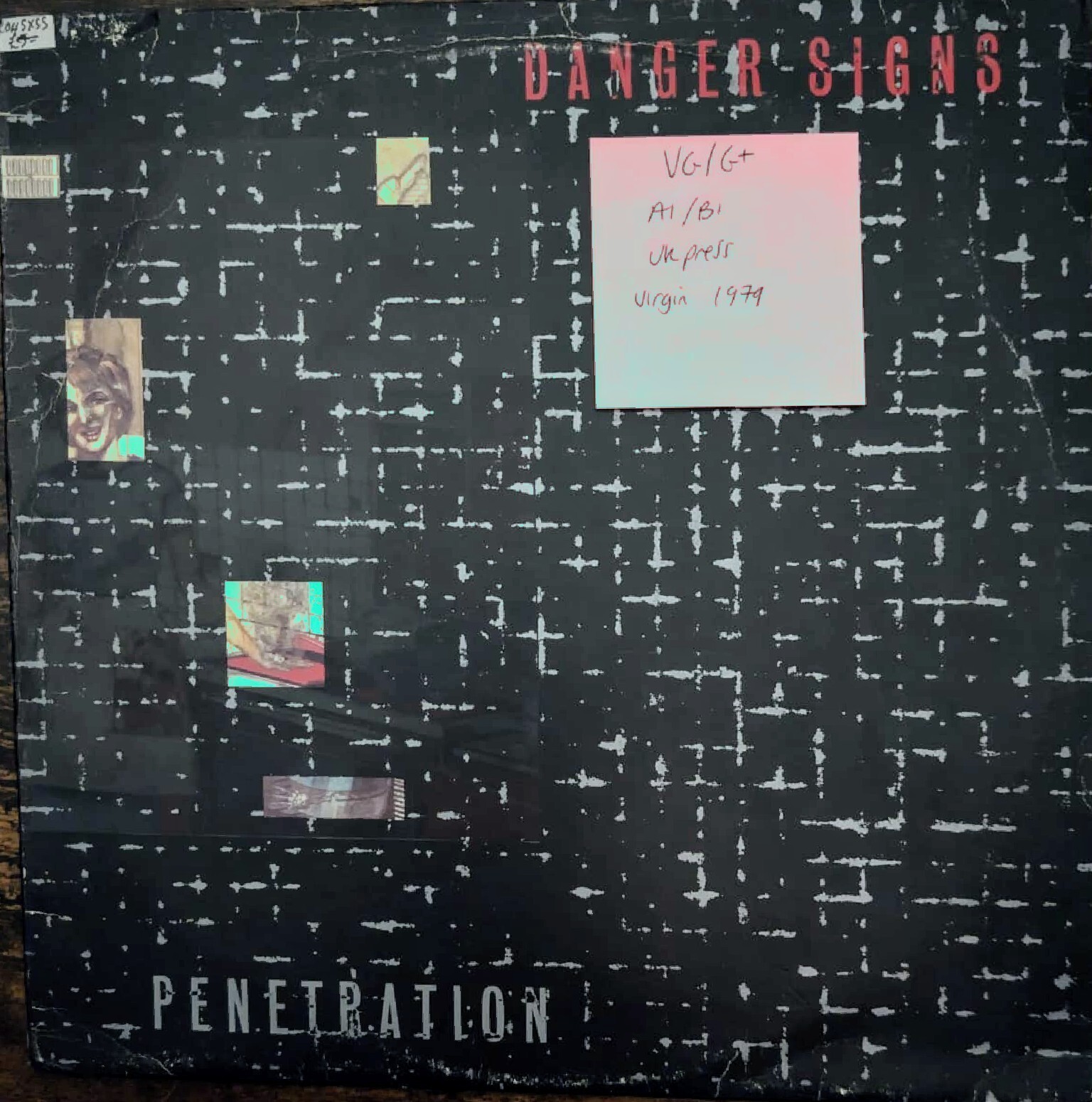 Penetration Danger Signs Vinyl Record 12" VG/G+ VS 25712 1979 sleeve Penetration Danger Signs Vinyl Record 12" VG/G+ VS 25712 1979 sleeve