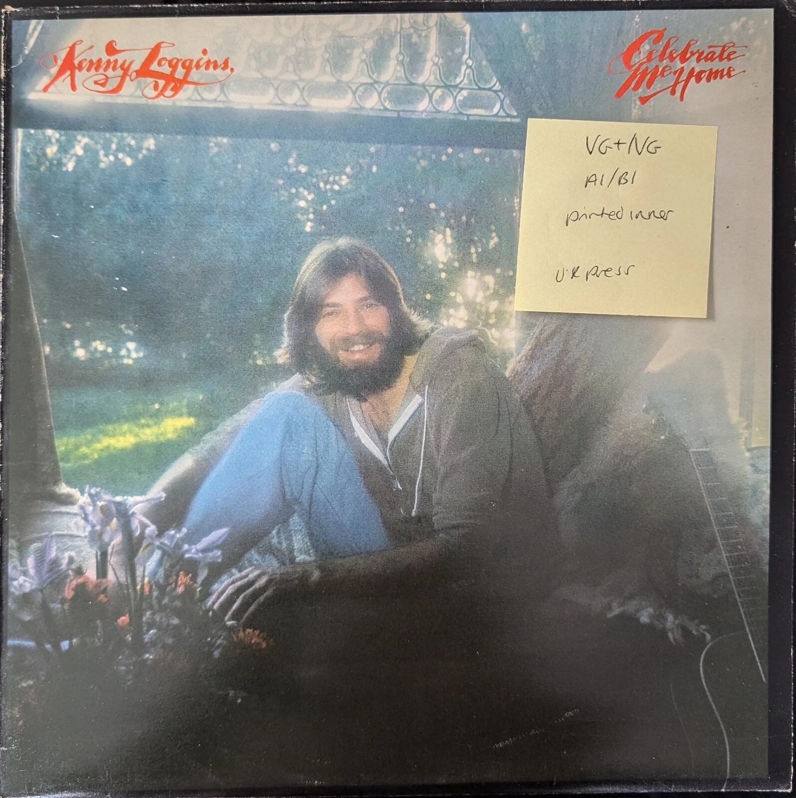 Kenny Loggins Celebrate Me Home Vinyl Record VG+/VG CBS SCBS81882 1977 1st Press sleeve Kenny Loggins Celebrate Me Home Vinyl Record VG+/VG CBS SCBS81882 1977 1st Press sleeve