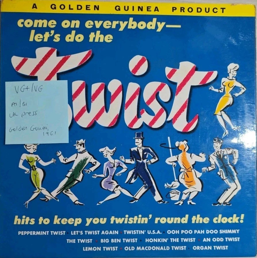 Fats & The Chessmen Twist Vinyl Record LP VG+/VG GGL 0117 1961 sleeve Fats & The Chessmen Twist Vinyl Record LP VG+/VG GGL 0117 1961 sleeve