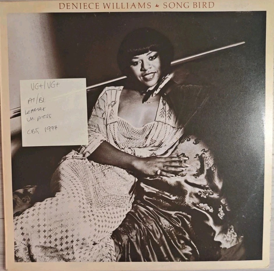 Deniece Williams Song Bird Vinyl Record LP VG+/VG+ CBS 86046 1977 sleeve Deniece Williams Song Bird Vinyl Record LP VG+/VG+ CBS 86046 1977 sleeve