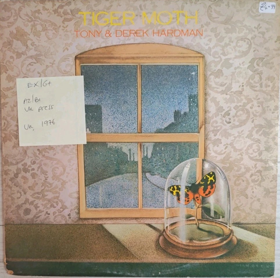Tony & Derek Hardman Tiger Moth Vinyl Record LP EX/G+ UKAL1019 1976 sleeve Tony & Derek Hardman Tiger Moth Vinyl Record LP EX/G+ UKAL1019 1976 sleeve
