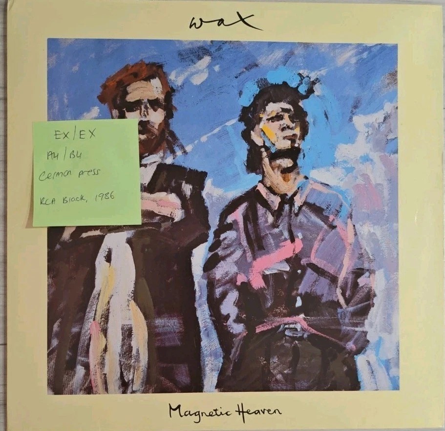 Wax Magnetic Heaven Vinyl Record LP EX/EX PL70937 1986 sleeve Wax Magnetic Heaven Vinyl Record LP EX/EX PL70937 1986 sleeve