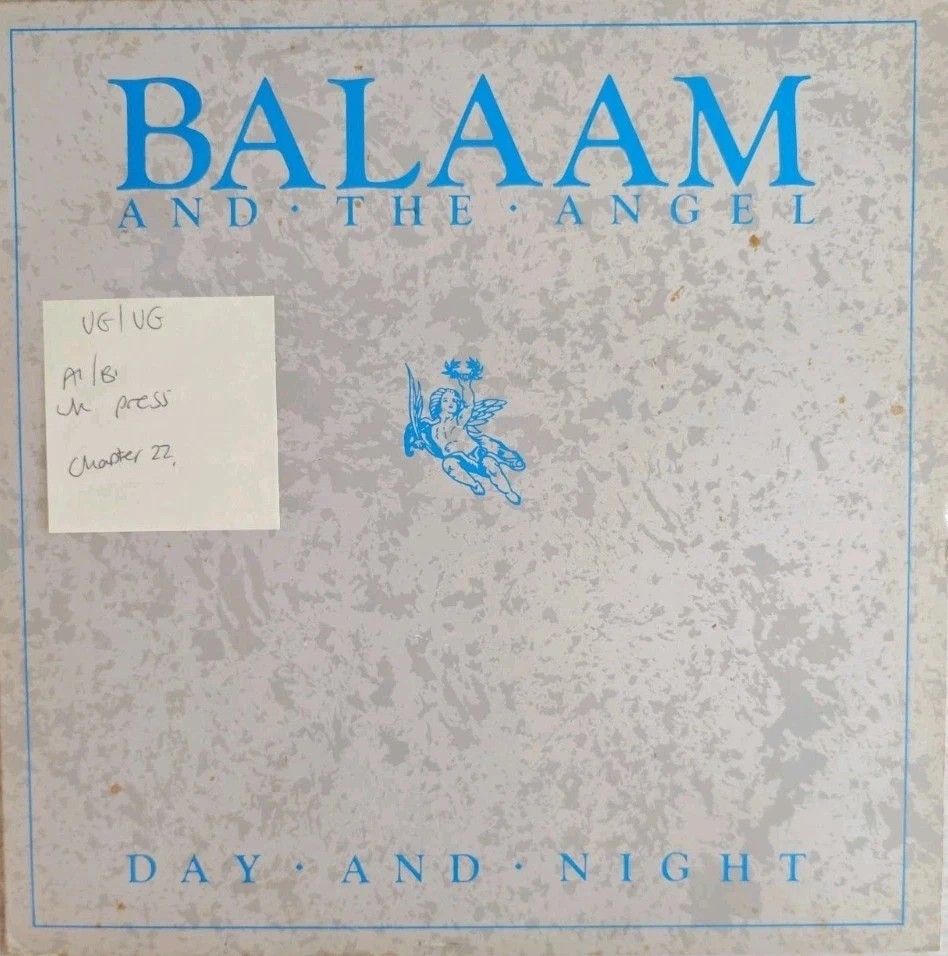 Balaam & The Angel Day and Night Vinyl Record 12" VG/VG CHAP3 1985 sleeve Balaam & The Angel Day and Night Vinyl Record 12" VG/VG CHAP3 1985 sleeve