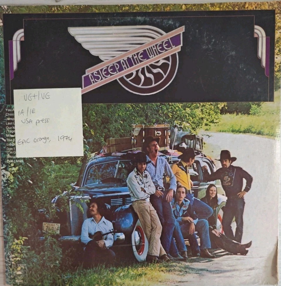 Asleep At The Wheel Self Titled Vinyl Record LP VG+/VG KE 33097 1974 sleeve Asleep At The Wheel Self Titled Vinyl Record LP VG+/VG KE 33097 1974 sleeve