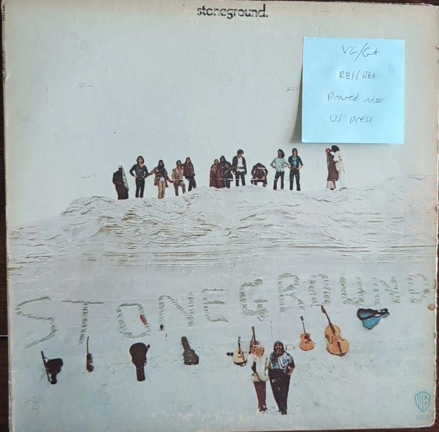 Stoneground Self Titled Vinyl Record LP VG/G+ WS1895 1985 1st Press sleeve Stoneground Self Titled Vinyl Record LP VG/G+ WS1895 1985 1st Press sleeve