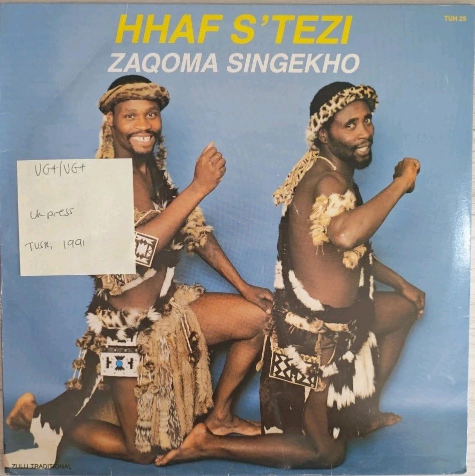 Hhaf S'tezu Zaqoma Singekho Vinyl Record VG+/VG+ TUH25 1991 sleeve Hhaf S'tezu Zaqoma Singekho Vinyl Record VG+/VG+ TUH25 1991 sleeve