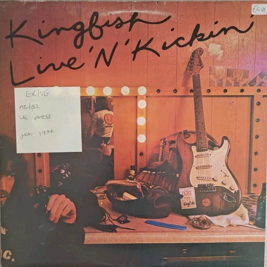Kingfish Live 'N' Kickin' Vinyl Record LP EX/VG UAG30080 1977 sleeve Kingfish Live 'N' Kickin' Vinyl Record LP EX/VG UAG30080 1977 sleeve