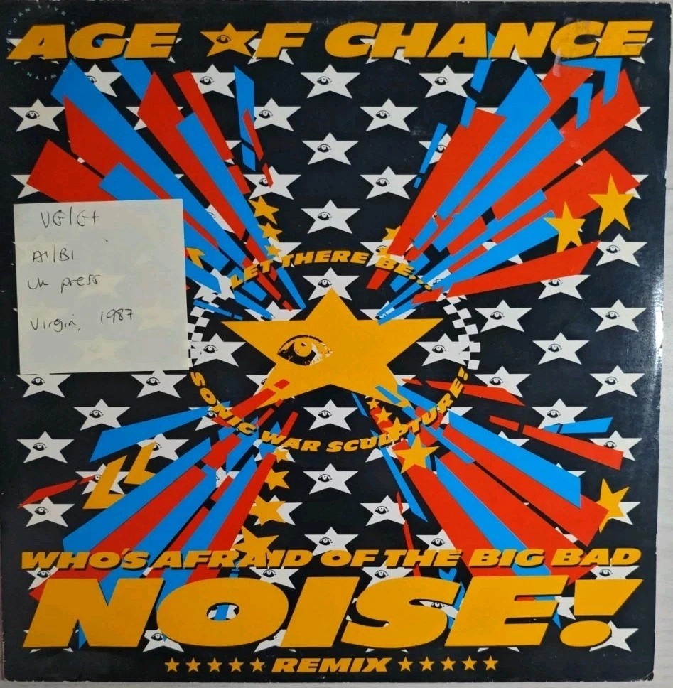 Age Of Change Who's Afraid Of The Big Bad Noise Vinyl Record VG/G+ VS962 13 1987 sleeve Age Of Change Who's Afraid Of The Big Bad Noise Vinyl Record VG/G+ VS962 13 1987 sleeve