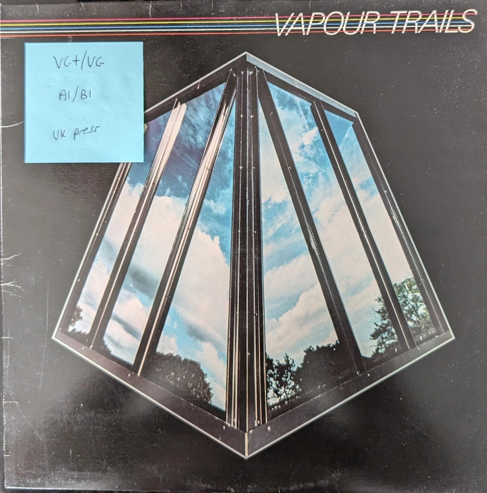 Vapour Trails Self Titled Vinyl Record LP VG+/VG K56722 1979 1st Press sleeve Vapour Trails Self Titled Vinyl Record LP VG+/VG K56722 1979 1st Press sleeve