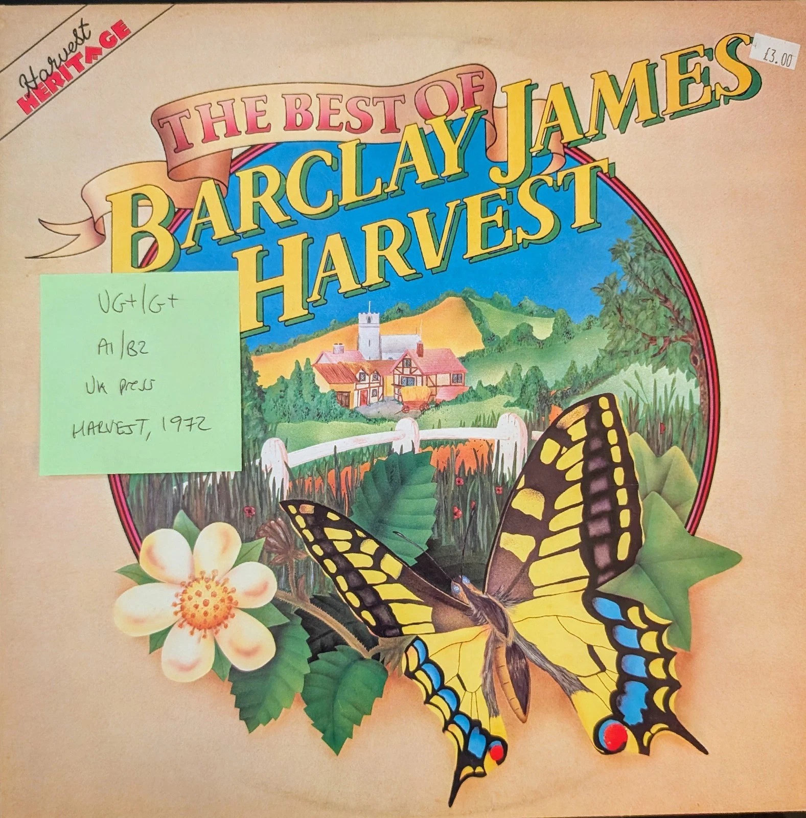 Barclay James Harvest The Best of Vol 1 Vinyl Record LP VG+/G+ SHSM2013 1972 sleeve Barclay James Harvest The Best of Vol 1 Vinyl Record LP VG+/G+ SHSM2013 1972 sleeve