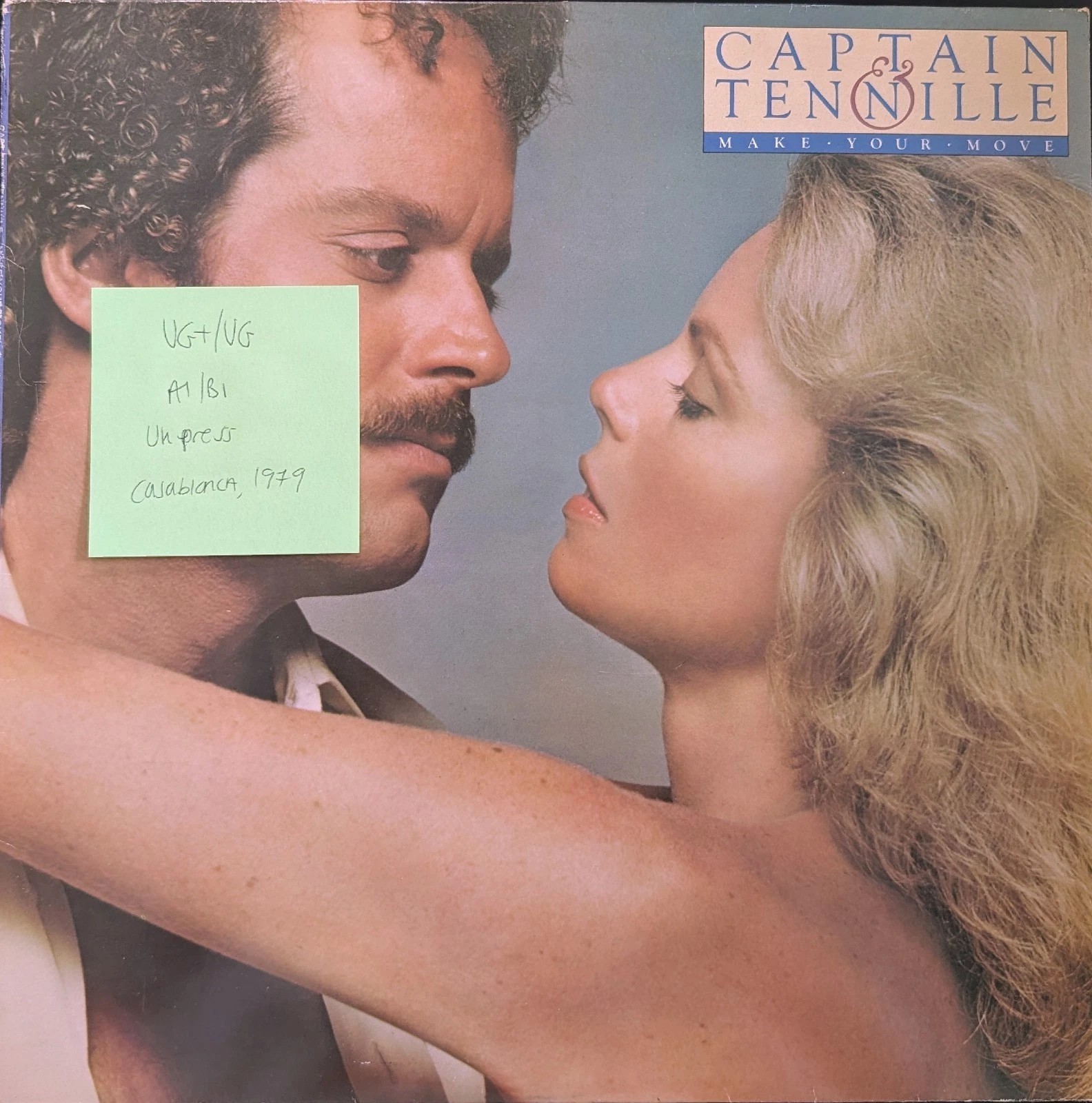 Captain Tennille Make Your Move Vinyl Record LP VG+/VG CAL 2060 1979 sleeve Captain Tennille Make Your Move Vinyl Record LP VG+/VG CAL 2060 1979 sleeve