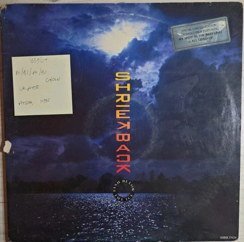Shriekback All Lined Up Vinyl Record 2x12" VG+/G+ SHRKD124 1985 sleeve Shriekback All Lined Up Vinyl Record 2x12" VG+/G+ SHRKD124 1985 sleeve