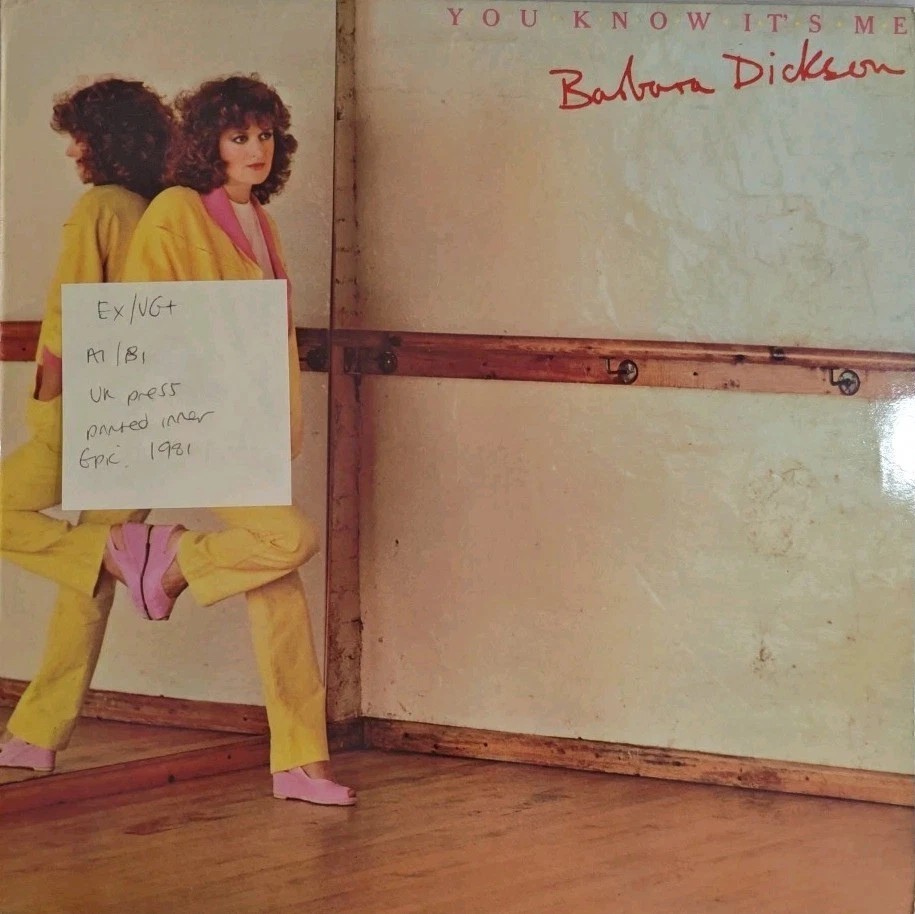 Barbara Dickson You Know It's Me Vinyl Record LP EX/VG EPC 84551 1981 sleeve Barbara Dickson You Know It's Me Vinyl Record LP EX/VG EPC 84551 1981 sleeve
