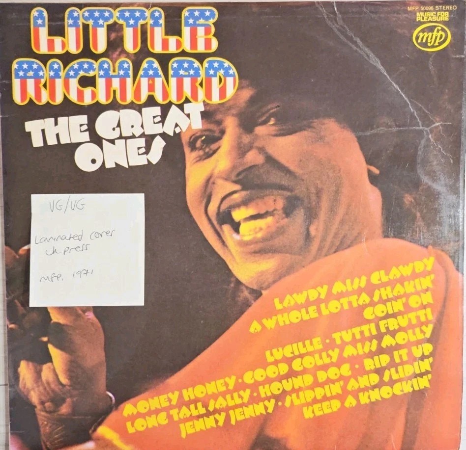 Little Richard The Great Ones Vinyl Record LP VG/VG MFP 50096 1971 sleeve Little Richard The Great Ones Vinyl Record LP VG/VG MFP 50096 1971 sleeve