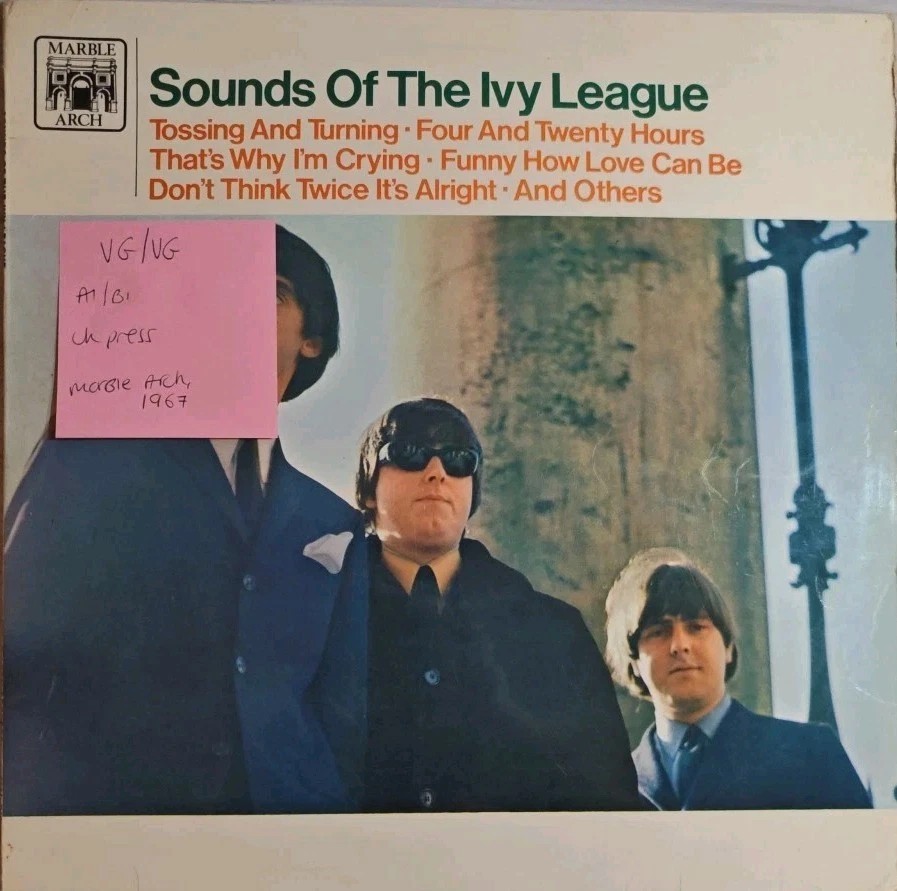 The Ivy League Sounds Of The Ivy League Vinyl Record LP VG/VG MAL741 1967 sleeve The Ivy League Sounds Of The Ivy League Vinyl Record LP VG/VG MAL741 1967 sleeve