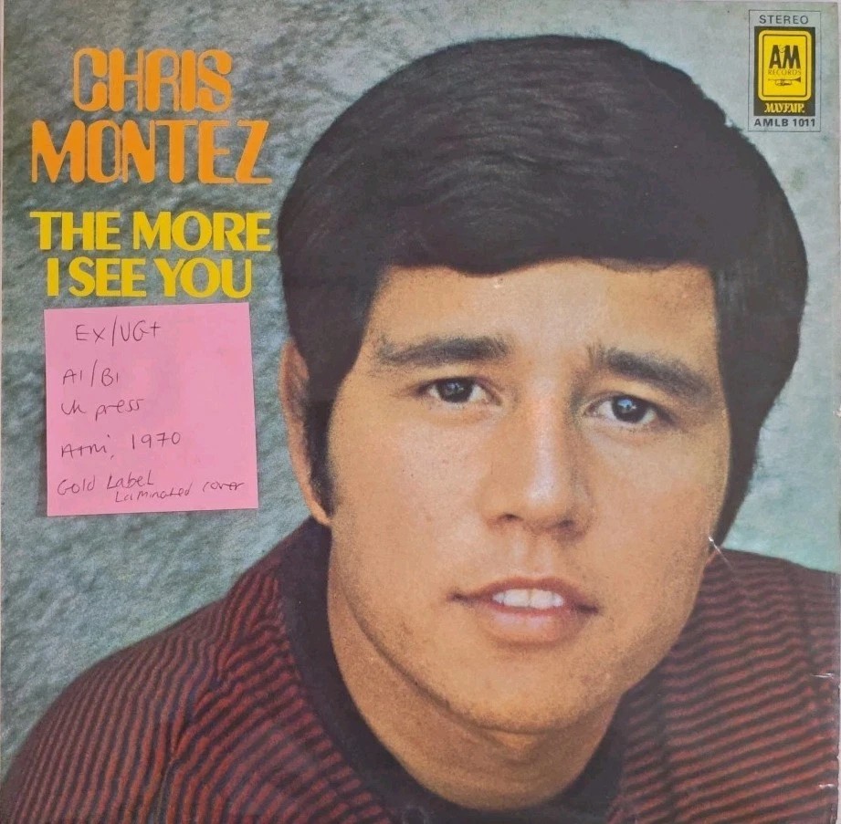 Chris Montez The More I See You Vinyl Record LP EX/VG+ AMLB1011 1970 sleeve Chris Montez The More I See You Vinyl Record LP EX/VG+ AMLB1011 1970 sleeve
