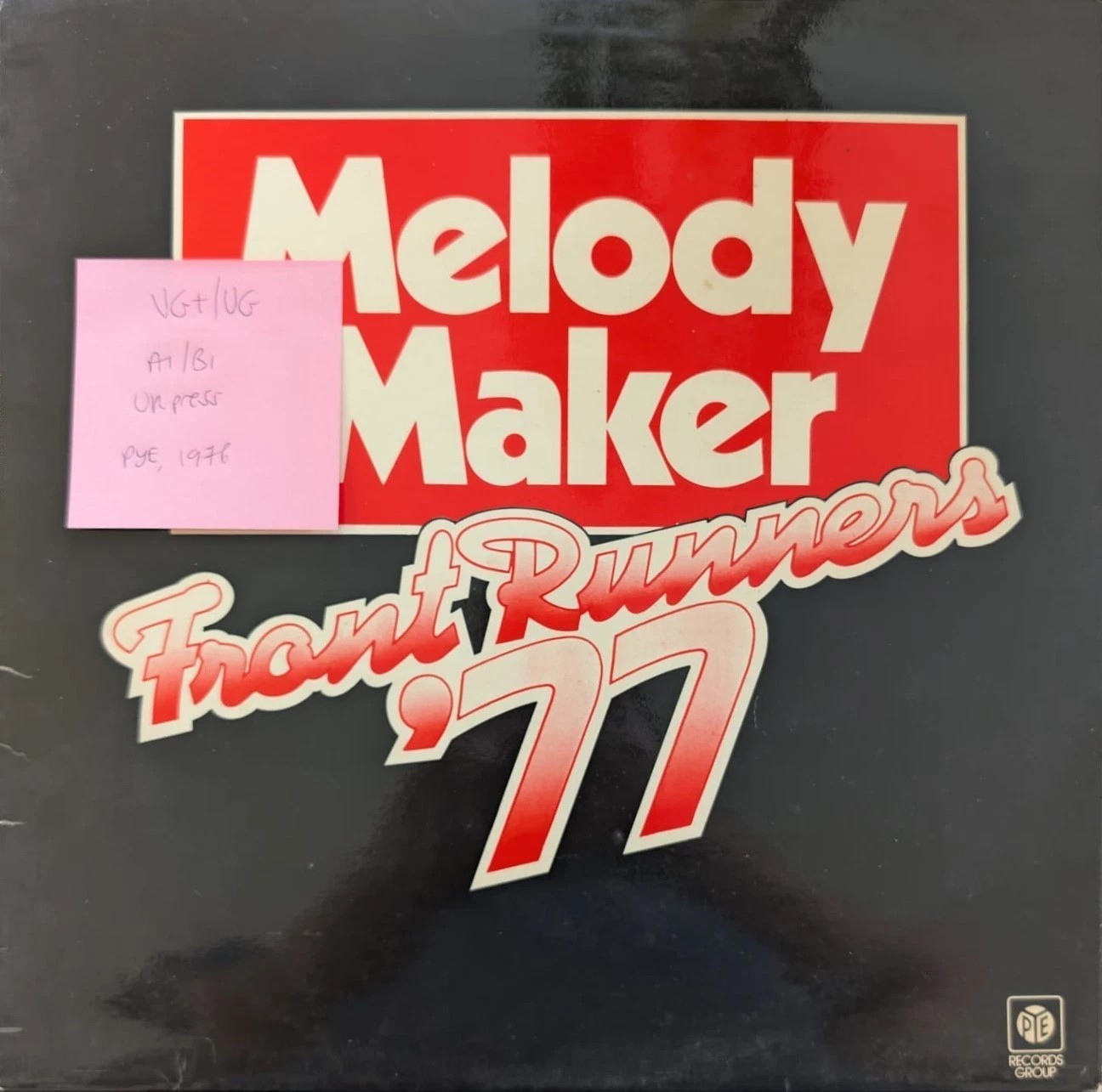 Melody Maker Front Runners '77 Vinyl Record VG+/VG MM 4 1976 sleeve Melody Maker Front Runners '77 Vinyl Record VG+/VG MM 4 1976 sleeve