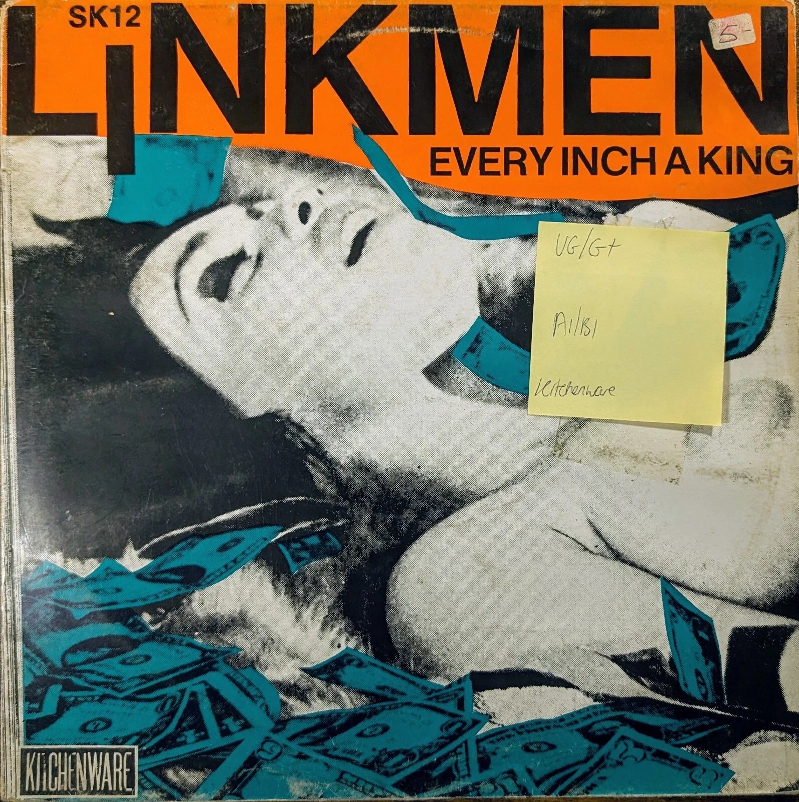 Linkmen Every Inch A King Vinyl Record 12" VG/G+ SK 12 sleeve Linkmen Every Inch A King Vinyl Record 12" VG/G+ SK 12 sleeve