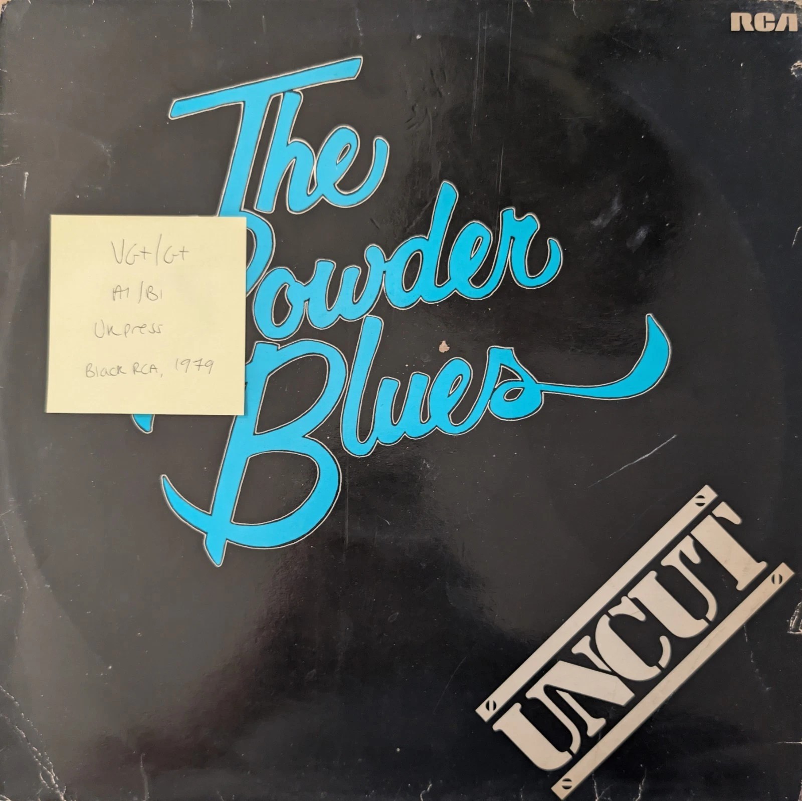 Powder Blues Uncut Vinyl Record LP VG+/VG+ PL 10365 1979 sleeve Powder Blues Uncut Vinyl Record LP VG+/VG+ PL 10365 1979 sleeve