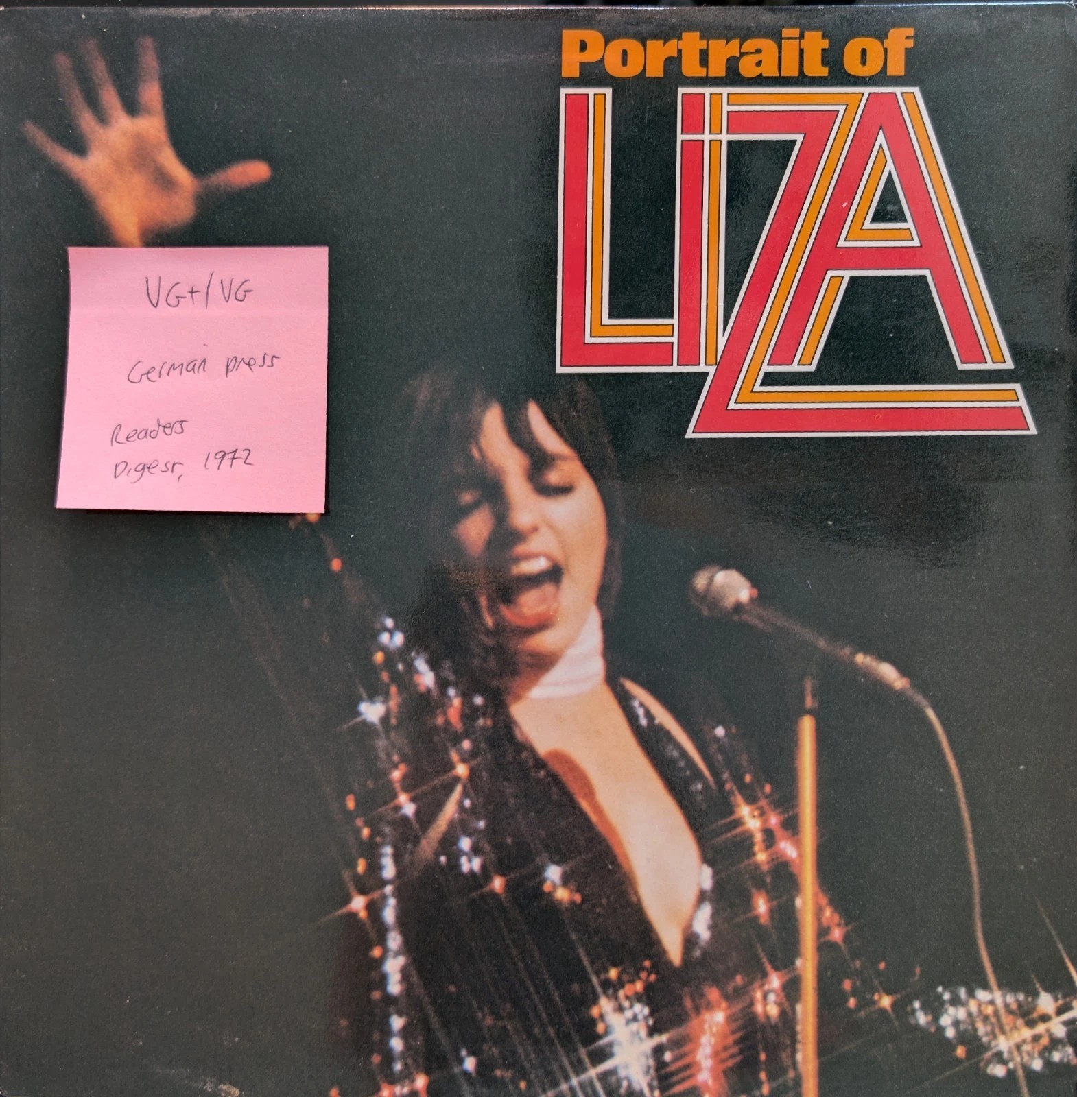 Herb Alpert Portrait of Liza Minelli Vinyl Record VG+/VG GHAM8A 1972 vinyl record sleeve Herb Alpert Portrait of Liza Minelli Vinyl Record VG+/VG GHAM8A 1972 vinyl record sleeve