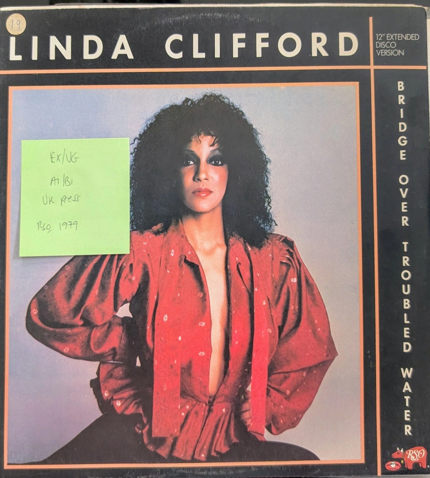 Linda Clifford Bridge Over Troubled Water Vinyl Record 12" EX/VG RSOX30 1979 sleeve Linda Clifford Bridge Over Troubled Water Vinyl Record 12" EX/VG RSOX30 1979 sleeve