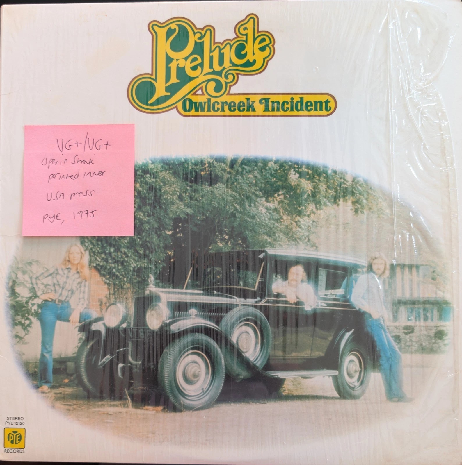 Prelude Owlcreek Incident Vinyl Record LP VG+/VG+ PYE 12120 1975 sleeve Prelude Owlcreek Incident Vinyl Record LP VG+/VG+ PYE 12120 1975 sleeve