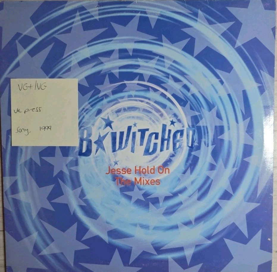 Bewitched Jesse Hold On The Mixes Vinyl Record VG+/VG XPR3346 1999 vinyl record sleeve Bewitched Jesse Hold On The Mixes Vinyl Record VG+/VG XPR3346 1999 vinyl record sleeve