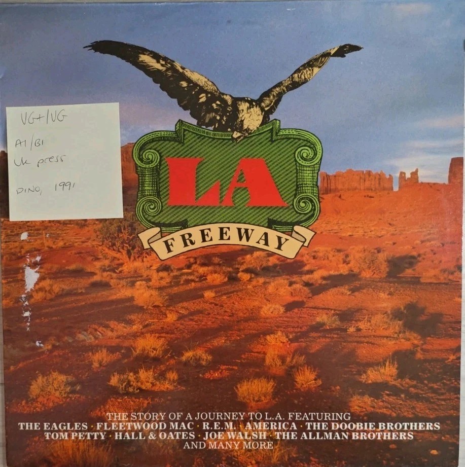 Various L.A. Freeway Vinyl Record LP VG+/VG DINTV25 1991 sleeve Various L.A. Freeway Vinyl Record LP VG+/VG DINTV25 1991 sleeve