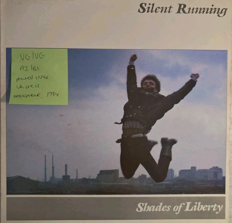 Silent Running Shades Of Liberty Vinyl Record LP VG/VG RUN 1 1984 sleeve Silent Running Shades Of Liberty Vinyl Record LP VG/VG RUN 1 1984 sleeve