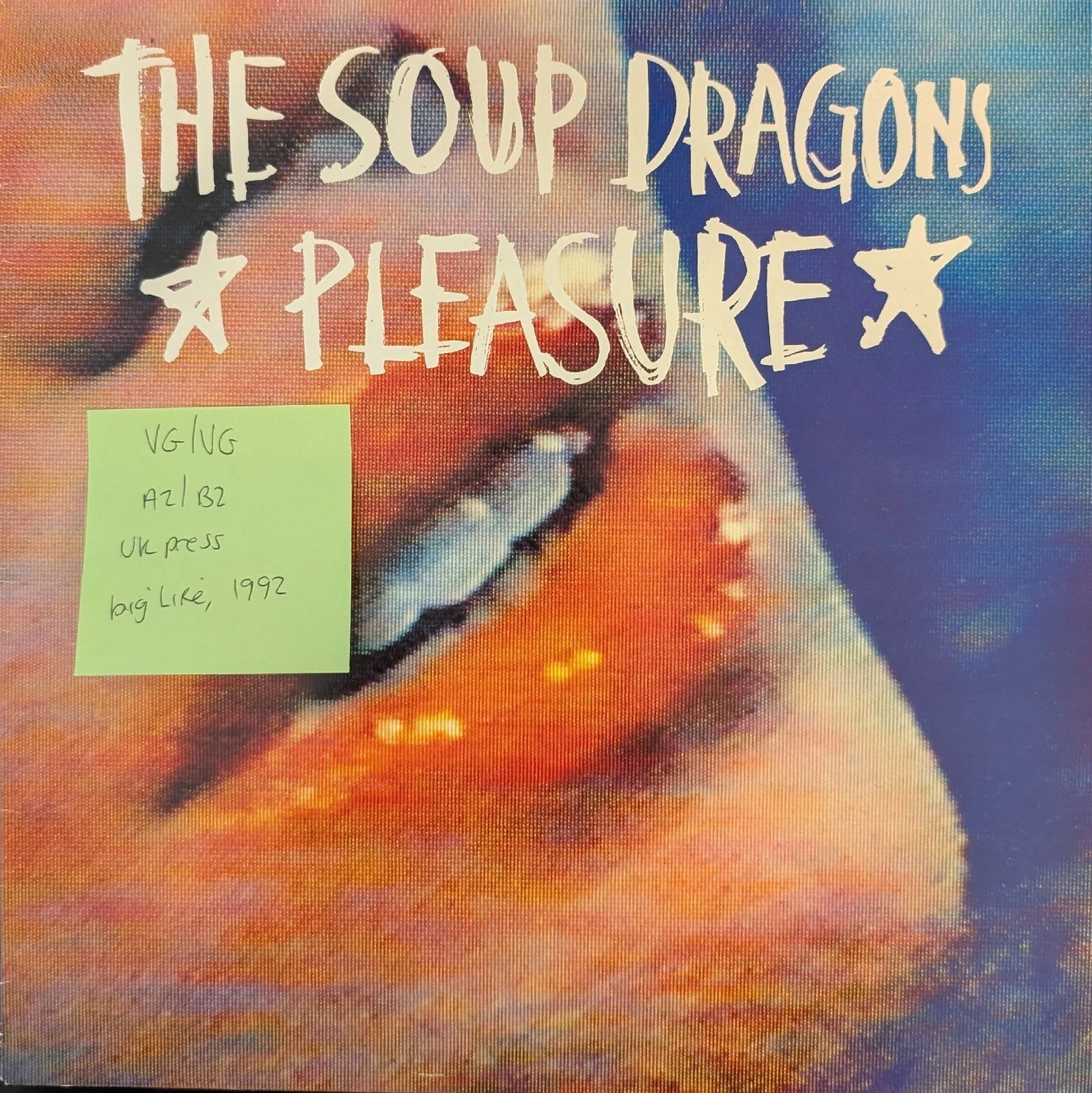 The Soup Dragons Pleasure Vinyl Record 12" VG/VG BLRT 77 1992 vinyl record sleeve The Soup Dragons Pleasure Vinyl Record 12" VG/VG BLRT 77 1992 vinyl record sleeve
