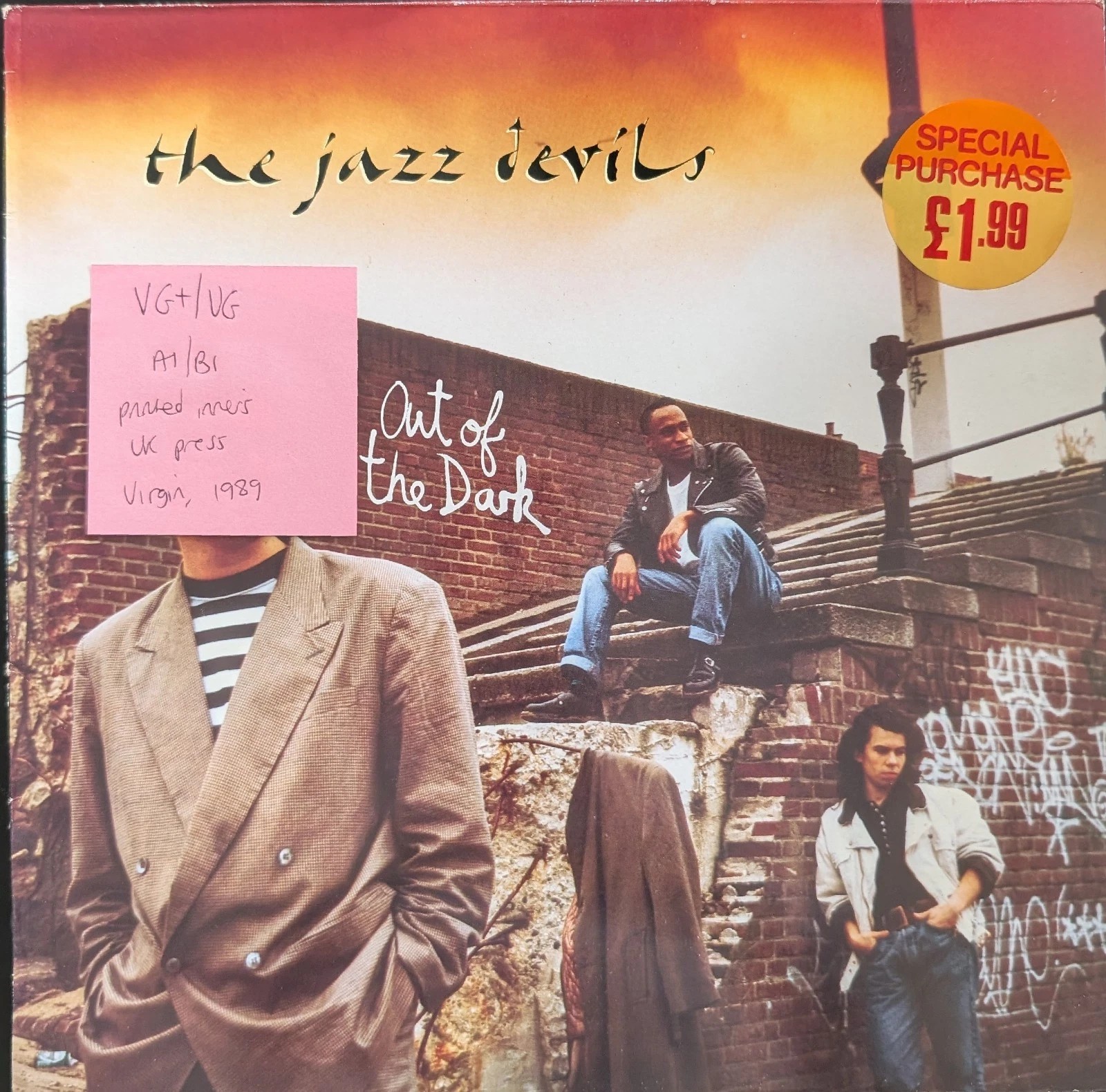 Jazz Devils Out of the Dark Vinyl Record LP VG+/VG V2560 1989 sleeve Jazz Devils Out of the Dark Vinyl Record LP VG+/VG V2560 1989 sleeve