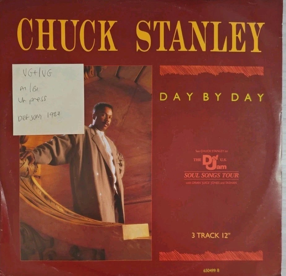 Chuck Stanley Day By Day Vinyl Record VG+/VG 650499 1987 sleeve Chuck Stanley Day By Day Vinyl Record VG+/VG 650499 1987 sleeve