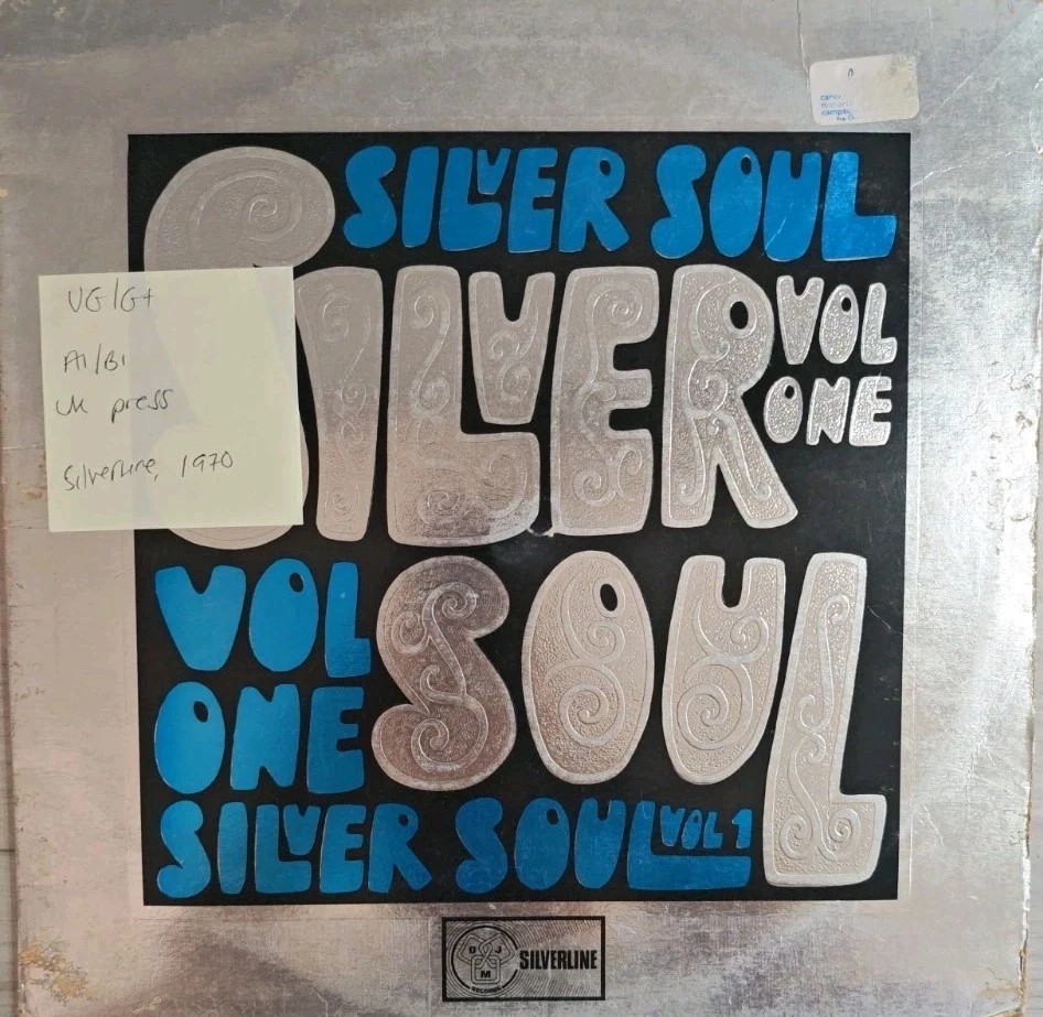 Various Silver Soul Volume One Vinyl Record LP VG/G+ DJML010 1970 sleeve Various Silver Soul Volume One Vinyl Record LP VG/G+ DJML010 1970 sleeve