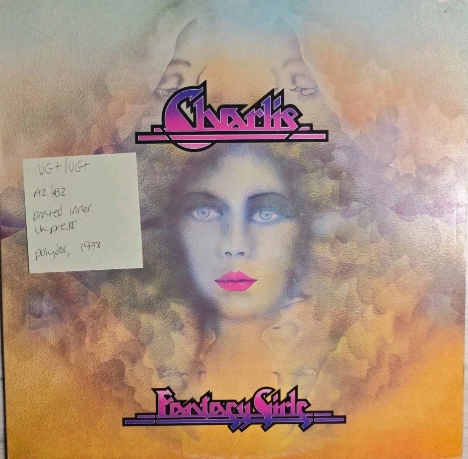Charlie Fantasy Girls Vinyl Record LP VG+/VG+ 2383373 1978 sleeve Charlie Fantasy Girls Vinyl Record LP VG+/VG+ 2383373 1978 sleeve