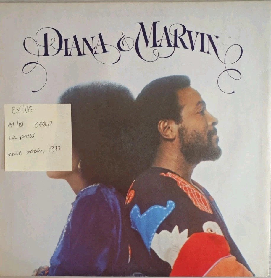 Diana Ross & Marvin Gaye Diana & Marvin Vinyl Record LP EX/VG STMA 8015 1973 sleeve Diana Ross & Marvin Gaye Diana & Marvin Vinyl Record LP EX/VG STMA 8015 1973 sleeve