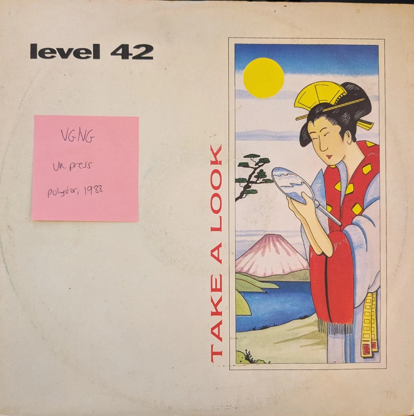 Level 42 Take a Look Vinyl Record 12" VG/VG PZ 24 1988 sleeve Level 42 Take a Look Vinyl Record 12" VG/VG PZ 24 1988 sleeve