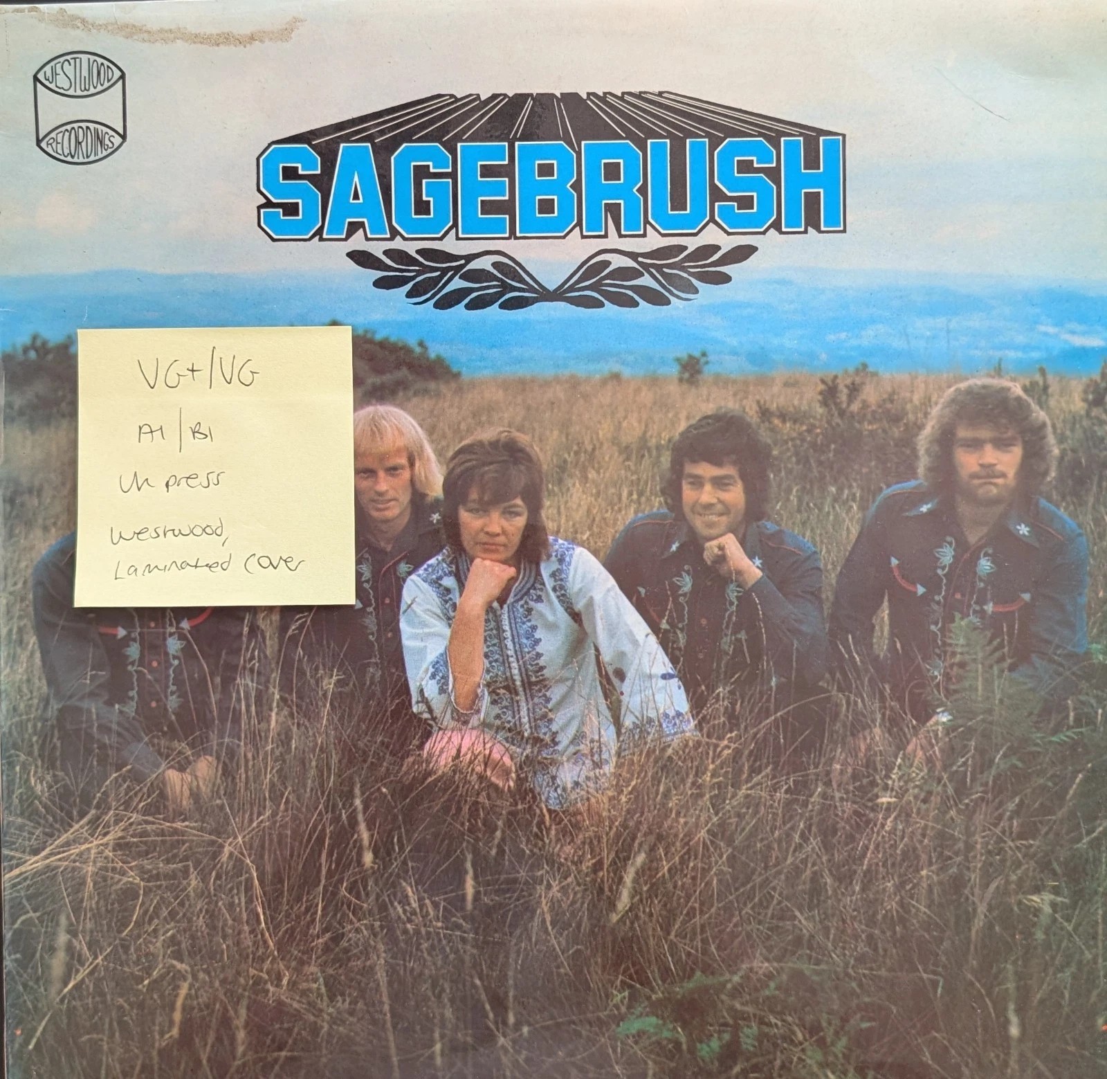 Sagebrush Self Titled Vinyl Record LP VG+/VG WRS091 sleeve Sagebrush Self Titled Vinyl Record LP VG+/VG WRS091 sleeve